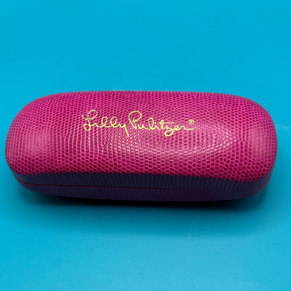 Lilly Pulitzer Fuchsia Sunglasses Case